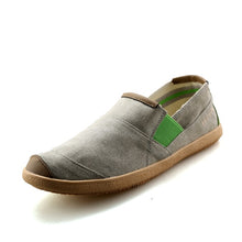 Load image into Gallery viewer, ARUONET Simple Men Flats Plimsolls Retro Style Canvas Casual Shoes Men Espadrille Fisherman Shoes Plus Size Alpargatas Hombre