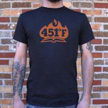 Load image into Gallery viewer, 451 Fahrenheit T-Shirt (Mens)
