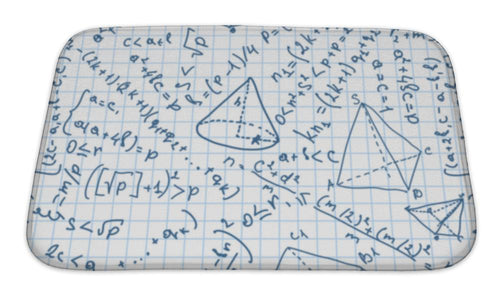 Bath Mat, Maths Pattern