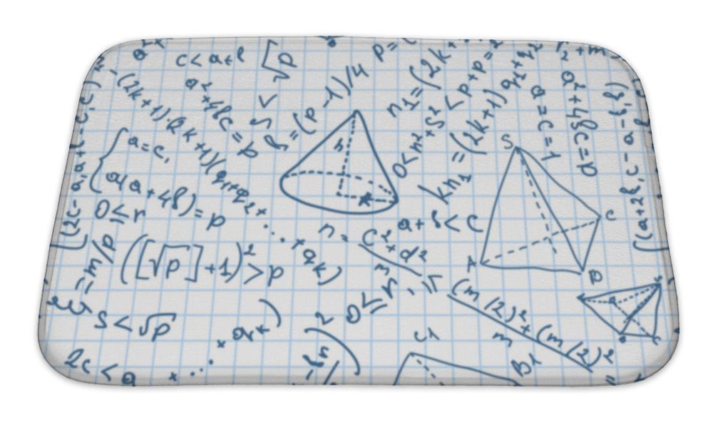Bath Mat, Maths Pattern