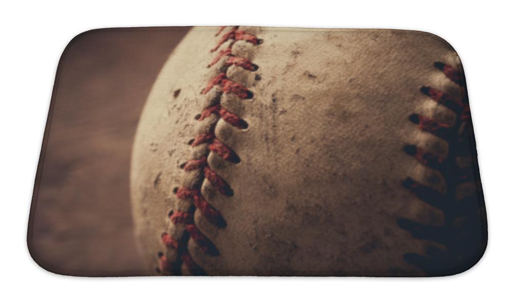 Bath Mat, Old Baseball