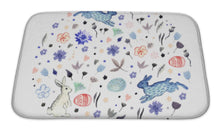 Load image into Gallery viewer, Bath Mat, Watercolor Easter Illustration