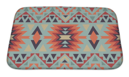 Bath Mat, Navajo Pattern
