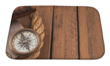 Load image into Gallery viewer, Bath Mat, Vintage Nautical Accessories Left