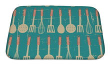 Load image into Gallery viewer, Bath Mat, Retro Kitchen Pattern