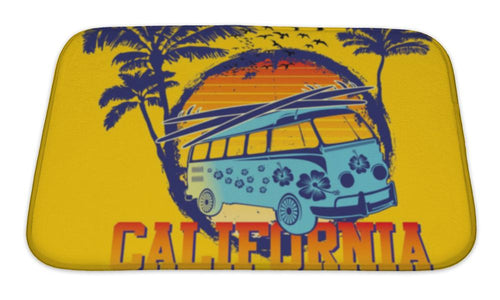 Bath Mat, Palm Beach Van Art