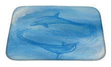 Load image into Gallery viewer, Bath Mat, Two Dolphins