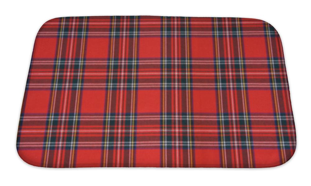 Bath Mat, Royal Stewart Tartan