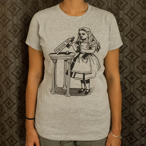 Alice Drink Me T-Shirt (Ladies)