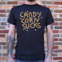 Load image into Gallery viewer, Candy Corn Sucks T-Shirt (Mens)
