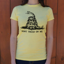 Load image into Gallery viewer, Don&#39;t Tread On Me T-Shirt (Ladies)
