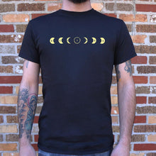 Load image into Gallery viewer, Eclipse Moon Phases T-Shirt (Mens)