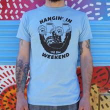 Load image into Gallery viewer, Hangin&#39; For The Weekend Sloth T-Shirt (Mens)