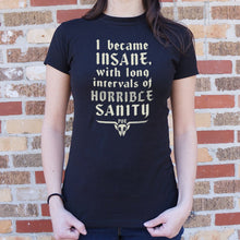 Load image into Gallery viewer, Horrible Sanity T-Shirt (Ladies)
