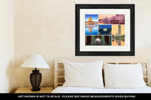 Load image into Gallery viewer, Framed Print, Washington Dc Famous Landmarks Picture Collage