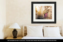 Load image into Gallery viewer, Framed Print, Famous Wall Street And The Building In New York New York Stock Exchange With