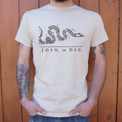 Join Or Die Snake T-Shirt (Mens)