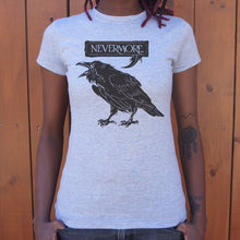 Load image into Gallery viewer, Nevermore Raven T-Shirt (Ladies)