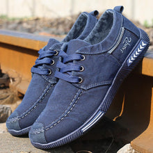 Load image into Gallery viewer, Merkmak Canvas Men Shoes Denim Lace-Up Men Casual Shoes New 2018 Plimsolls Breathable Male Footwear Spring Autumn Men Footwear