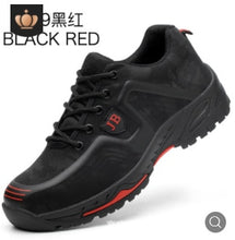 Load image into Gallery viewer, Labor Insurance Shoes Men Breathable Deodorant Safety Work Shoes Steel Toe Caps Anti-smashing Anti-piercing Site Shoes