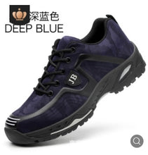 Load image into Gallery viewer, Labor Insurance Shoes Men Breathable Deodorant Safety Work Shoes Steel Toe Caps Anti-smashing Anti-piercing Site Shoes