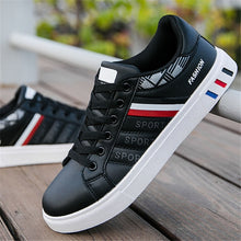 Load image into Gallery viewer, Men white Sneakers Man Casual Shoes Breathable Leather Tenis Trainers Sports Running Mens Sneaker Handsome Basic Walking Shoes