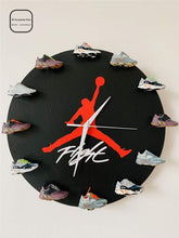 Load image into Gallery viewer, Fashion gift present Air Jordans 3D Sneaker aj Clock with All AJ1 Retros Mini Sneakers HANDING wall doll accessory clock