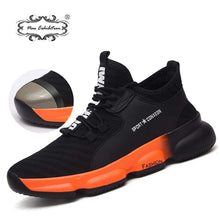 Load image into Gallery viewer, New exhibition Men Work safety shoes 2019 fashion Outdoor Steel Toe Cap Anti-smashing Puncture Proof Construction sneakers Boots