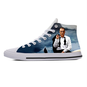 2019 hot fashion 3D jean-claude van damme High Sneakers for men/women high quality 3D printing handiness casual shoes