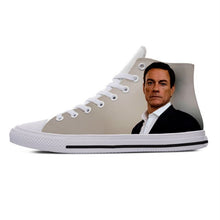 Load image into Gallery viewer, 2019 hot fashion 3D jean-claude van damme High Sneakers for men/women high quality 3D printing handiness casual shoes