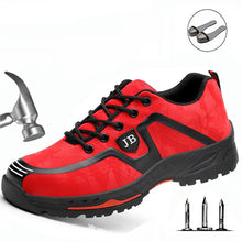 Load image into Gallery viewer, Labor Insurance Shoes Men Breathable Deodorant Safety Work Shoes Steel Toe Caps Anti-smashing Anti-piercing Site Shoes