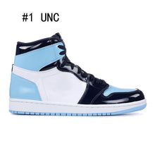 Load image into Gallery viewer, 1s basketball shoes high mid top Gym red SPIDERMAN UNC TURBO GREEN Court Purple banned NYC TO PARIS PHANTOM 1 men sport sneakers
