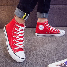 Load image into Gallery viewer, High top sneakers for men canvas shoes autumn vulcanized shoes boys sneakers classic 2019 unisex sneakers spring shoes man