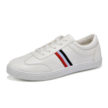Load image into Gallery viewer, hot Men white Sneakers Man Casual Shoes Breathable pu Leather Tenis Trainers Sports Mens Sneaker Handsome Walking Shoes ST473