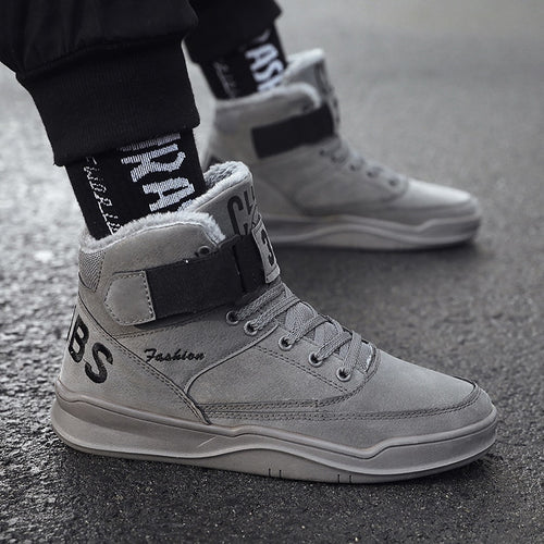 BIGFIRSE Men Sneakers  Winter Lace-up Outdoor Man Fashion Sneaker Autumn/Winter Flats Shoes Zapatillas Hombre 2019 Men Sneakers