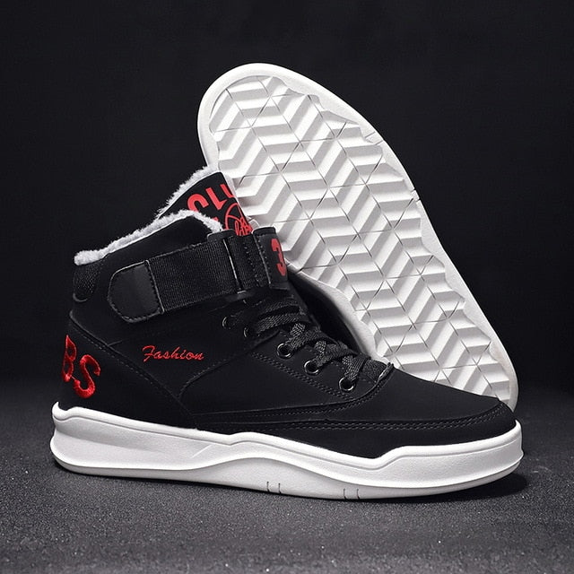 BIGFIRSE Men Sneakers  Winter Lace-up Outdoor Man Fashion Sneaker Autumn/Winter Flats Shoes Zapatillas Hombre 2019 Men Sneakers