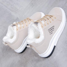 Load image into Gallery viewer, NAUSK 2019 Winter Women Shoes Warm Fur Plush Lady Casual Shoes Lace Up Fashion Sneakers Zapatillas Mujer Platform Snow Boots