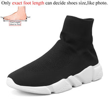 Load image into Gallery viewer, sock sneakers men running shoes for brand gym sport mens trainers sneaker zapatillas hombre deportiva calzado sepatu pria 46 47