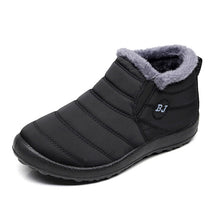 Load image into Gallery viewer, Men Boots Winter Waterproof Men Shoes Warm Fur Snow Boots Plush Inside Shoes Black Winter Boots For Men Plus Size Mans footwear
