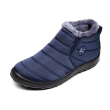 Load image into Gallery viewer, Men Boots Winter Waterproof Men Shoes Warm Fur Snow Boots Plush Inside Shoes Black Winter Boots For Men Plus Size Mans footwear