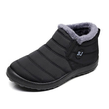 Load image into Gallery viewer, Men Boots Winter Waterproof Men Shoes Warm Fur Snow Boots Plush Inside Shoes Black Winter Boots For Men Plus Size Mans footwear