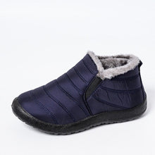 Load image into Gallery viewer, Men Boots Winter Waterproof Men Shoes Warm Fur Snow Boots Plush Inside Shoes Black Winter Boots For Men Plus Size Mans footwear