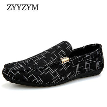Load image into Gallery viewer, ZYYZYM Men Loafers 2019 Spring Summer Men Shoes Casual Shoes Light Canvas Youth Shoes Men Breathable Fashion Flat Footwear