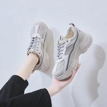 Load image into Gallery viewer, Women Sneakers 2019 Fashion Casual Shoes Woman Comfortable Breathable White Flats Female Platform Chaussure Femme Reflective