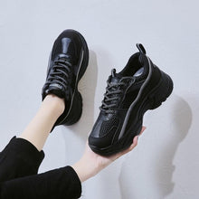 Load image into Gallery viewer, Women Sneakers 2019 Fashion Casual Shoes Woman Comfortable Breathable White Flats Female Platform Chaussure Femme Reflective