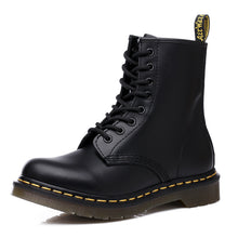 Load image into Gallery viewer, Unisex ankle Boots men shoes woman BIG SIZE  leather boots motocrycle classic England style  male work safty shoes