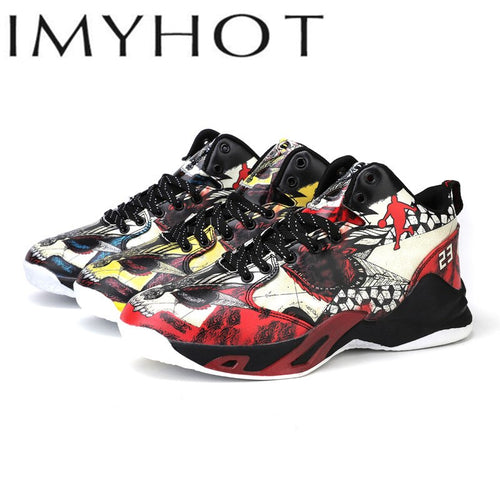 Brand Basketball Shoes Men Women High-top Sports Air Cushion Jordan Hombre Athletic Mens Shoes Comfortable Breathable Sneakers