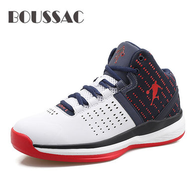 BOUSSAC Breathable Jordan Basketball Shoes Men Retro High-top Air Cushioning Sneakers Man Shockproof Sport Shoes Outdoor Male