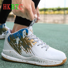 Load image into Gallery viewer, Man High-top Jordan Basketball Shoes Men's Cushioning Light Basketball Sneakers Anti-skid Breathable Outdoor Sports Jordan Shoes
