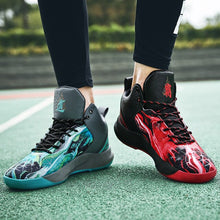 Load image into Gallery viewer, Man Light Jordan Basketball Shoes Breathable Anti-slip Basketball Sneakers Men Lace-up Sports Gym Ankle Boots Shoes Basket Homme